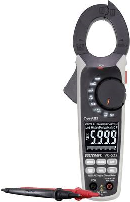 VOLTCRAFT VC-532 Stromzange digital CAT III 600 V Anzeige (Counts): 6000 (VC-8466765)
