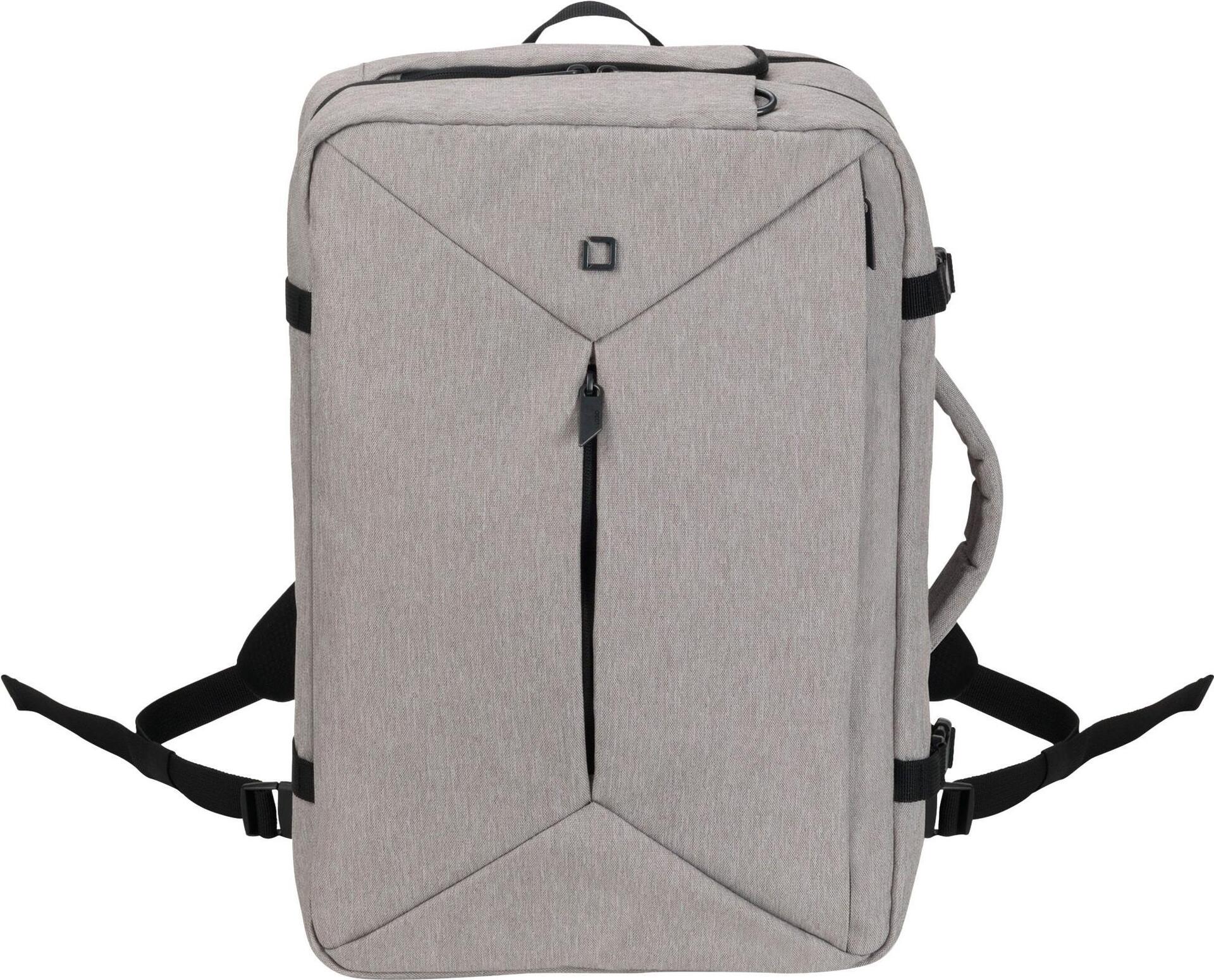 DICOTA Backpack Dual Plus EDGE - Notebook-Rucksack - 39.6 cm - 33,00cm (13") - 15.6" - Hellgrau