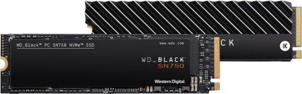 WD Black SN750 NVMe SSD WDBGMP0020BNC - SSD - 2 TB - intern - M.2 2280 - PCI Express 3.0 x4 (NVMe) - integrierter Kühlkörper