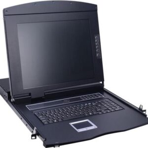 VALUE 19"-KVM-Konsole, 43 cm (17") TFT (16:9), VGA, USB, Tastaturlayout F (26.99.0123)