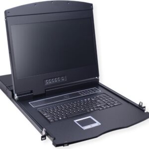 VALUE 19"-KVM-Switch, 8-Port, 48 cm (19") TFT (16:9), VGA, USB, Tastaturlayout F (26.99.0193)