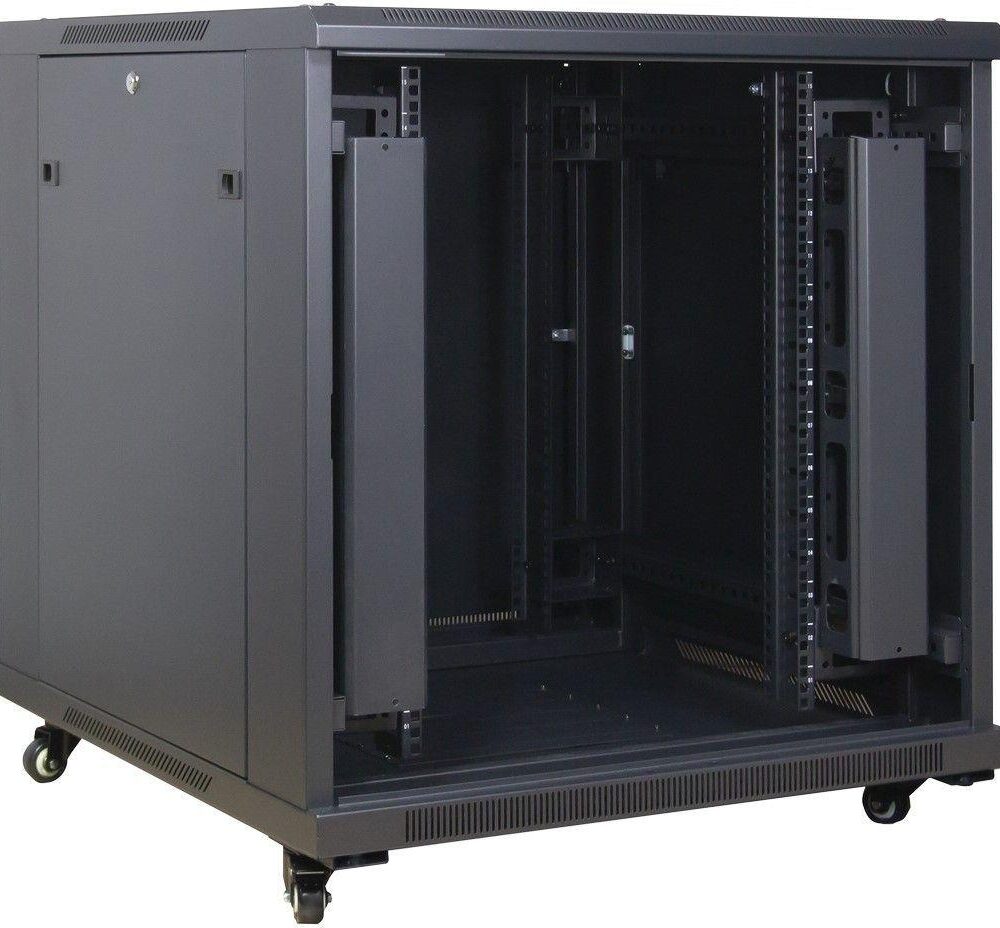 INTER-TECH SNB-8815 - Serverschrank 15HE 800mm Tiefe Gesamtlast bis zu 400kg Erfuellt Schutzklasse IP20 abschliessbar (88887258)