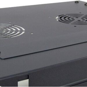 Inter-Tech SMA-6406 - 6U - Wandmontiertes Regal - 30 kg - Schwarz - Metall - Gehärtetes Glas - Geschlossen (88887252)