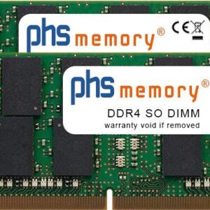 PHS-memory 32GB (2x16GB) Kit RAM Speicher für Apple iMac Core i3 3.6GHz 53,30cm (21")  (4K, Early 2019) DDR4 SO DIMM 2666MHz PC4-2666V-S (SP296327)