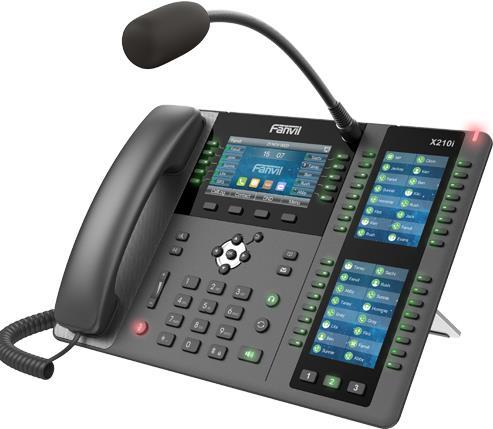 Fanvil X210i IP-Telefon Schwarz - Grau Kabelgebundenes Mobilteil LCD 20 Zeilen (X210I)