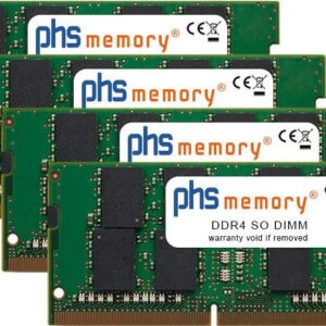 PHS-memory 64GB (4x16GB) Kit RAM Speicher für Dell Precision 7710 DDR4 SO DIMM 2133MHz (SP150930)