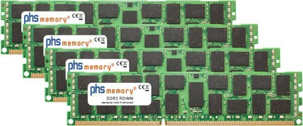 PHS-memory 32GB (4x8GB) Kit RAM Speicher für Fujitsu D2873 DDR3 RDIMM 1333MHz (SP159142)