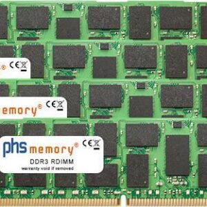 PHS-memory 32GB (4x8GB) Kit RAM Speicher für Supermicro H8QGL-iF+ DDR3 RDIMM 1600MHz (SP160069)