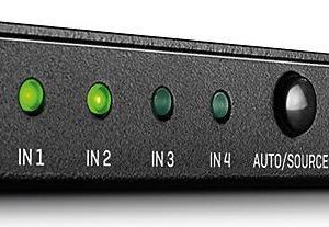 Lindy HDMI 2,0 18G Switch with Audio - Video/Audio-Schalter - 4 x HDMI - Desktop (38249)