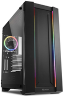 Sharkoon Elite Shark CA200M - Midi Tower - erweitertes ATX / SSI EEB - ohne Netzteil - Schwarz - USB/Audio (4044951027156)