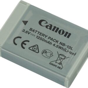 Canon Battery Pack NB-13L - Batterie - Li-Ion - 1250 mAh - für PowerShot G1, G5, G7, G9, SX620, SX720, SX730, SX740 (9839B001AA)