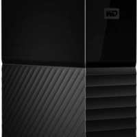 WD My Book WDBBGB0120HBK - Festplatte - verschlüsselt - 12TB - extern (Stationär) - USB3.0 - 256-Bit-AES - Schwarz (WDBBGB0120HBK-EESN)