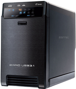 FANTEC QB-X2U31R - Festplatten-Array - 2 Schächte (SATA-600) - USB 3,1 (extern) (2133)