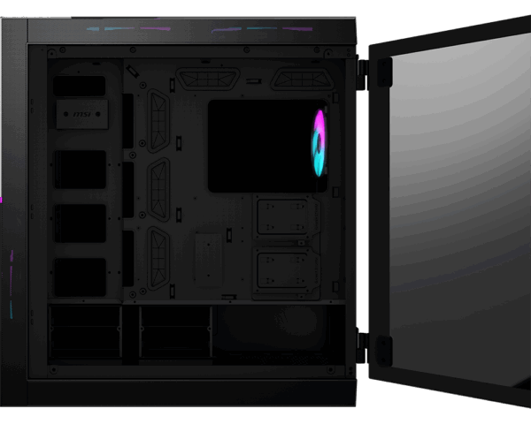 MSI MPG SEKIRA 500X - Midi Tower - Erweitertes ATX - ohne Netzteil (ATX) - Schwarz - USB/Audio (306-7G05X21-W57)