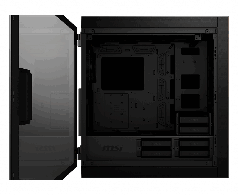 MSI MPG SEKIRA 500G - Midi Tower - Erweitertes ATX - ohne Netzteil (ATX) - USB/Audio (306-7G05G21-W57)