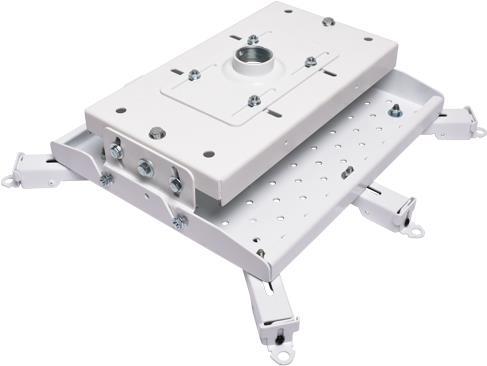 CHIEF Schwerlast-Projektor-Halterung bis 110 Kg (weiß) mit Universalinterface für Projektormontage (VCMUW)