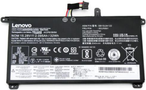 Lenovo LG Chem - Laptop-Batterie - Lithium-Ionen - 4 Zellen - 32 Wh - FRU (CRU) - Tier 1 - für ThinkPad P51s, P52s, T570, T580 (00UR890)