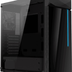 Gigabyte C200 GLASS - Midi Tower - ATX - ohne Netzteil (ATX) - Schwarz - USB/Audio