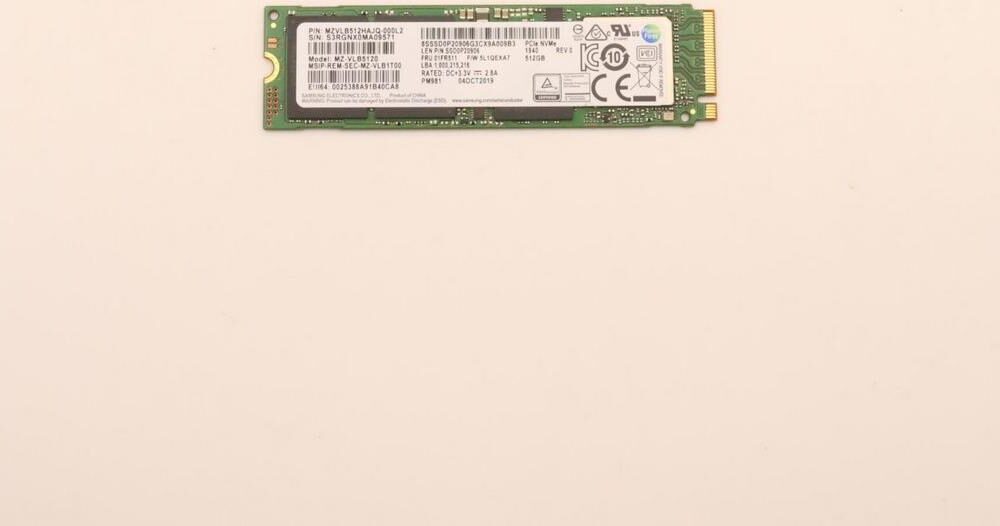 Lenovo SSD Storage SSD PM981 PCIe (01FR511)