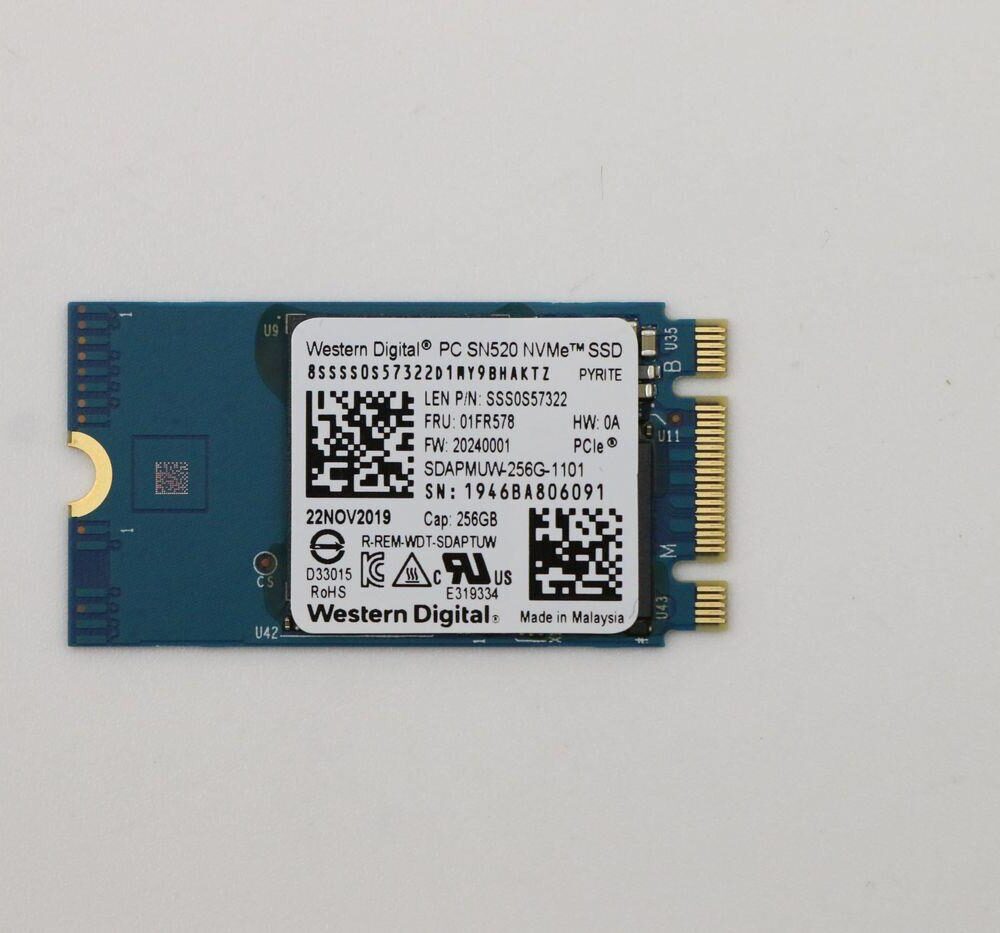 Lenovo SDK 1101 256G M.2 PCIe 2242 SS (01FR578)