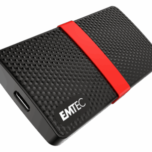EMTEC SSD Power Plus X200 - SSD - 1TB - extern (tragbar) - USB 3,1 Gen 1 (USB-C Steckverbinder) (ECSSD1TX200)