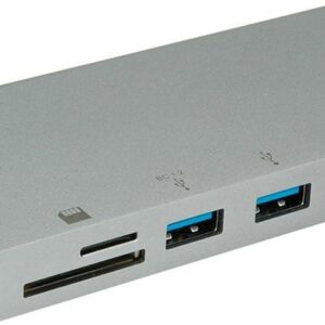 ROLINE 12.02.1022 Notebook-Dockingstation & Portreplikator Verkabelt USB 3.2 Gen 1 (3.1 Gen 1) Type-C Grau (12.02.1022)