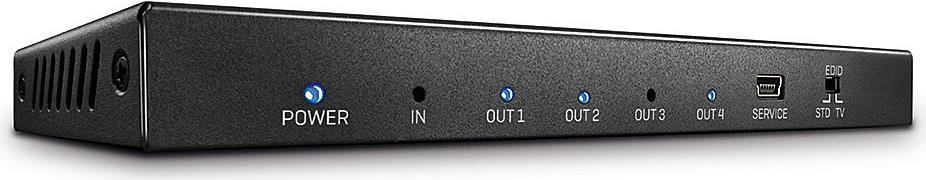 Lindy 4 Port HDMI 18G Splitter Übertragung eines HDMI-Signals auf 4 Displays (38236)