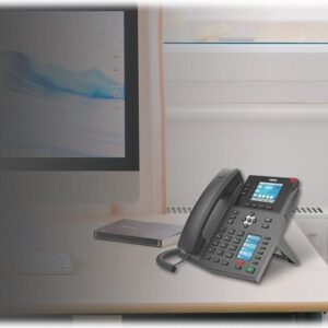 Fanvil X4U - IP-Telefon - Schwarz - Kabelgebundenes Mobilteil - 12 Zeilen - LCD - 7,11 cm (2.8" ) (X4U)