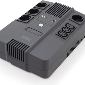 DIGITUS All-in-One UPS - USV - Wechselstrom 220-240 V - 480 Watt - 800 VA 9 Ah - USB - Ausgangsanschlüsse: 7 (DN-170111)