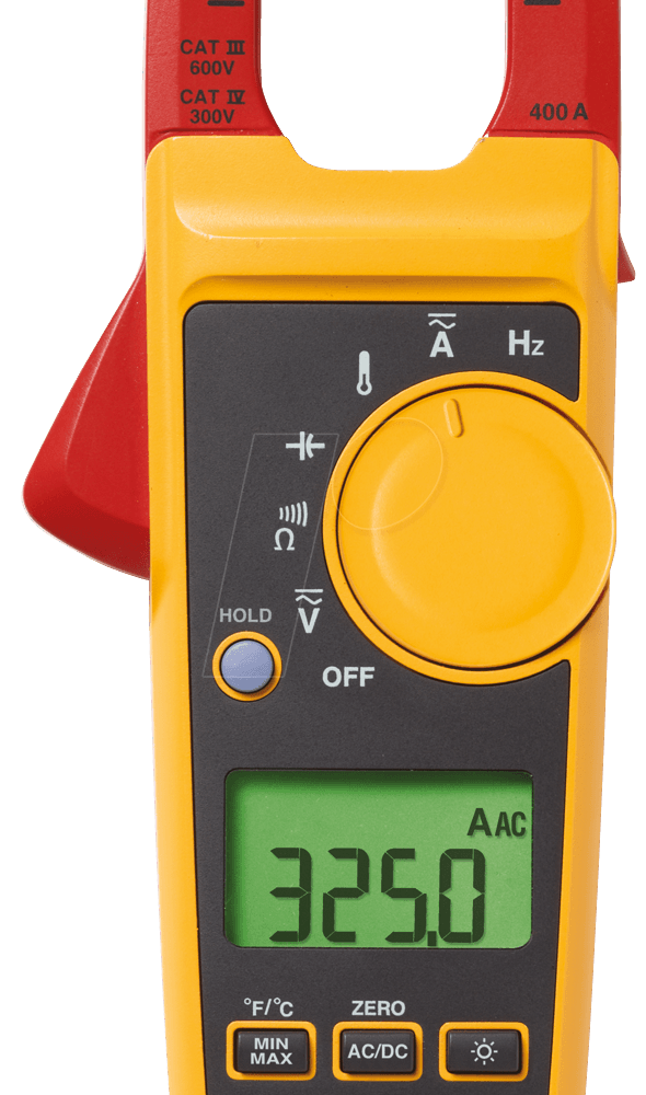 Fluke 325 - CAT III 600V,CAT IV 300V - 400 A - 400 A - 600 V - 600 V - 40 Ohm (4152643)