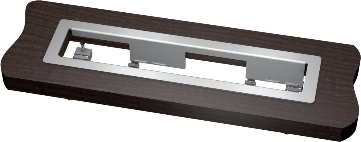 Kindermann CablePort frame, 6-fold - Rahmen für Tischanschlussfeld (7449000021)