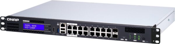 QNAP QGD-1600P Managed Gigabit Ethernet (10/100/1000) Schwarz - Grau Power over Ethernet (PoE) (QGD-1600P-8G)