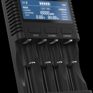 ANSMANN ANS 1001-0080 - Tischladegerät Powerline 4 Ultra, NiMh, Li-Ion (1001-0080)