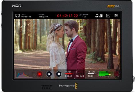 Blackmagic Design HYPERD/AVIDA12/7HDR - 17,8 cm (7") - 3G-SDI - Mac OS X 10.15 Catalina - Mac OS X 11.0 Big Sur - Windows 10 - Windows 8.1 - 0 - 40 °C - -20 - 45 °C (BM-HYPERD/AVIDA12/7HDR)