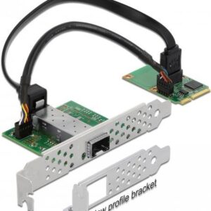 DeLOCK Mini PCIe I/O PCIe full size 1 x SFP Gigabit LAN - Netzwerkadapter - PCIe Mini Card - Gigabit SFP x 1 (95267)