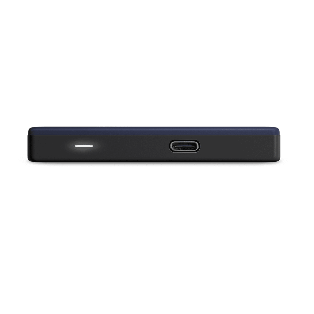 WD My Passport Ultra WDBFTM0050BBL - Festplatte - verschlüsselt - 5 TB - extern (tragbar) - USB 3.1 (USB-C Steckverbinder) - 256-Bit-AES - Blau