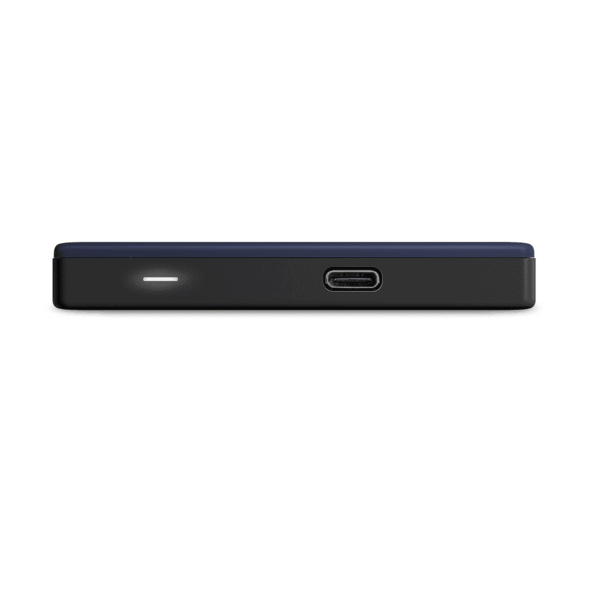 WD My Passport Ultra WDBFTM0050BBL - Festplatte - verschlüsselt - 5 TB - extern (tragbar) - USB 3.1 (USB-C Steckverbinder) - 256-Bit-AES - Blau