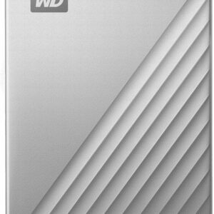 WD My Passport Ultra for Mac WDBPMV0050BSL - Festplatte - verschlüsselt - 5 TB - extern (tragbar) - USB 3.1 (USB-C Steckverbinder) - 256-Bit-AES - Silber