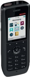 Ascom d63 Talker - Schnurloses Erweiterungshandgerät - mit Bluetooth-Schnittstelle - DECT - Schwarz