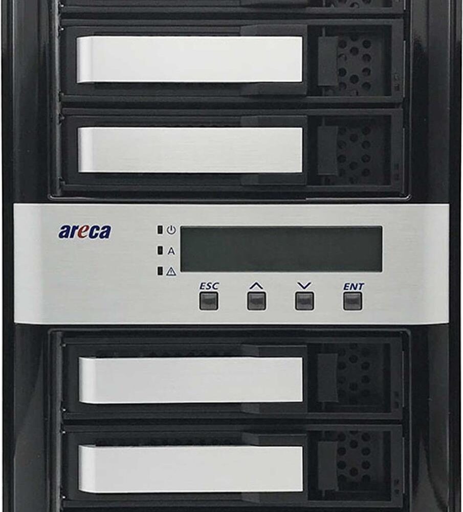 Areca ARC-8050T3U-8 NAS & Speicherserver Tower Eingebauter Ethernet-Anschluss Schwarz (ARC-8050T3U-8)