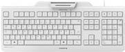 CHERRY SECURE BOARD 1,0 - Tastatur - mit NFC - USB - Französisch - Tastenschalter: CHERRY LPK - Weiß/Grau (JK-A0400FR-0)