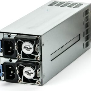 FANTEC NT-MR550W 2x550W EPS Mini Redundant Full Range 24+8+4pin Hochverfuegbarkeit 24x7 Hot Swap 2xStromeingang (2164)