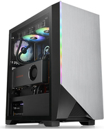 Thermaltake H550 TG ARGB - Tempered Glass ARGB Edition - Tower - Seitenteil mit Fenster (gehärtetes Glas) - keine Spannungsversorgung (PS/2) - Schwarz - USB/Audio