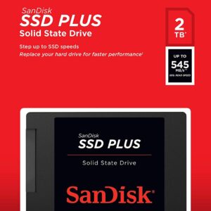 SanDisk SSD PLUS - SSD - 2 TB - intern - 2.5" (6.4 cm) - SATA 6Gb/s