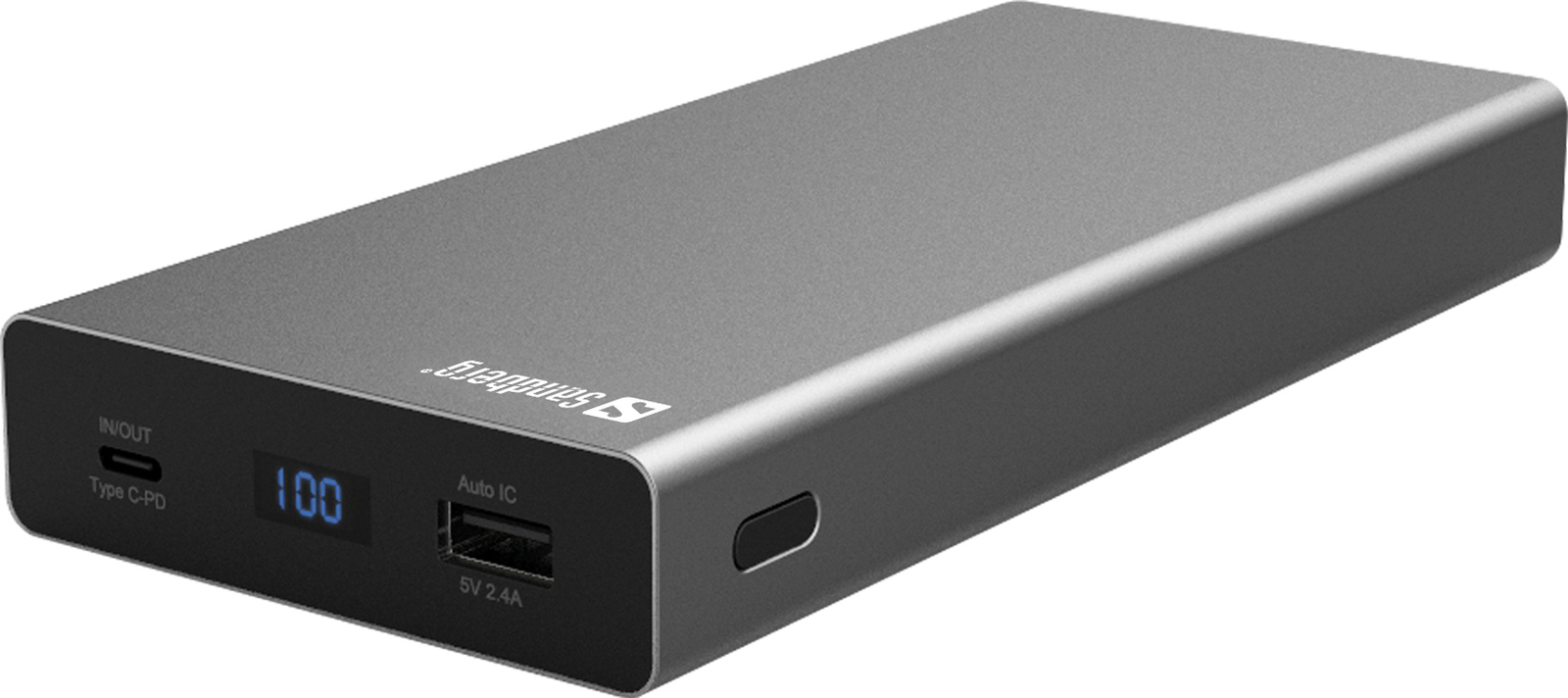 Sandberg Powerbank - Externer Batteriensatz - 1 x Lithium-Ionen 20000 mAh 74 Wh (420-52)