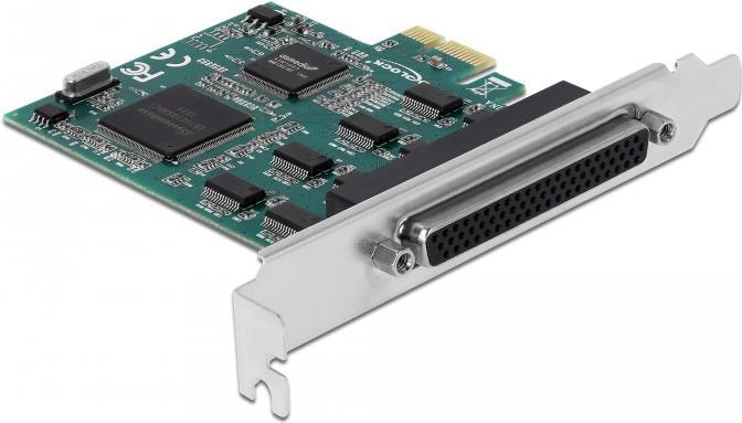 DeLOCK - Serieller Adapter - PCIe 1,1 - RS-232 x 8 - Schwarz, grün (90411)