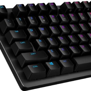 Logitech Gaming G512 - Tastatur - Hintergrundbeleuchtung - USB - US International - Schlüsselschalter: GX Red Linear - Kohle
