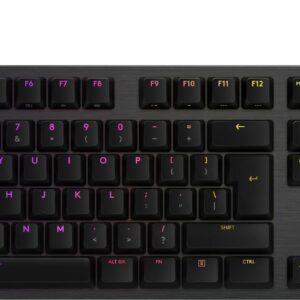 Logitech Gaming G512 - Tastatur - backlit - USB - US International - Tastenschalter: GX Brown Tactile - Kohle