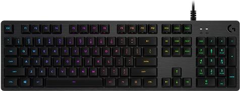 Logitech Gaming G512 - Tastatur - Hintergrundbeleuchtung - USB - QWERTY - Spanisch - Tastenschalter: GX Brown Tactile - Kohle