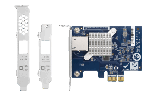 QNAP QXG-5G1T-111C - Netzwerkadapter - PCIe 2.0 Low-Profile - 5GBase-T x 1